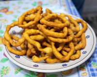 Crispeddi, typical Calabrian and Lucanian dish