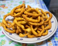 Crispeddi, typical Calabrian and Lucanian dish