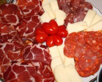 salami and calabrian cheeses